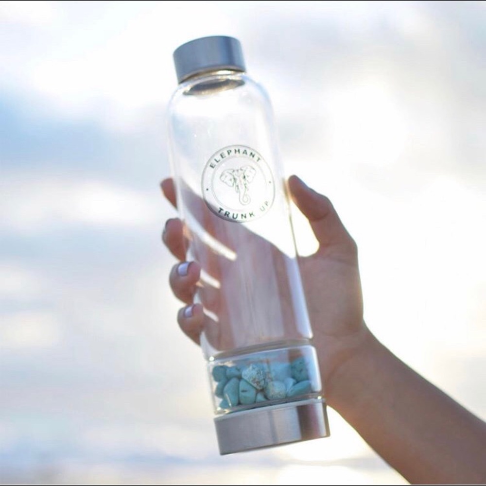 Ocean jasper- Elixir Crystal Water Bottle